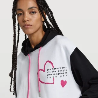 Camisola oversize com capuz