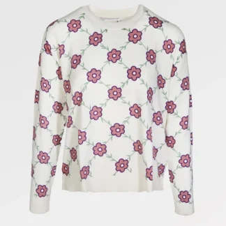 Camisola feminina com estampa floral