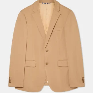 Blazer slim fit em tecido estruturado