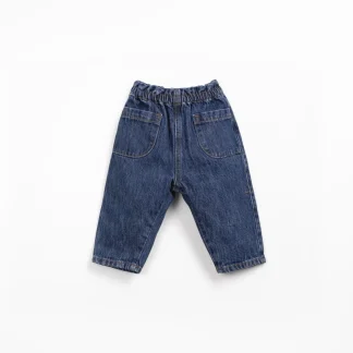Calça de Ganga com Bolsos