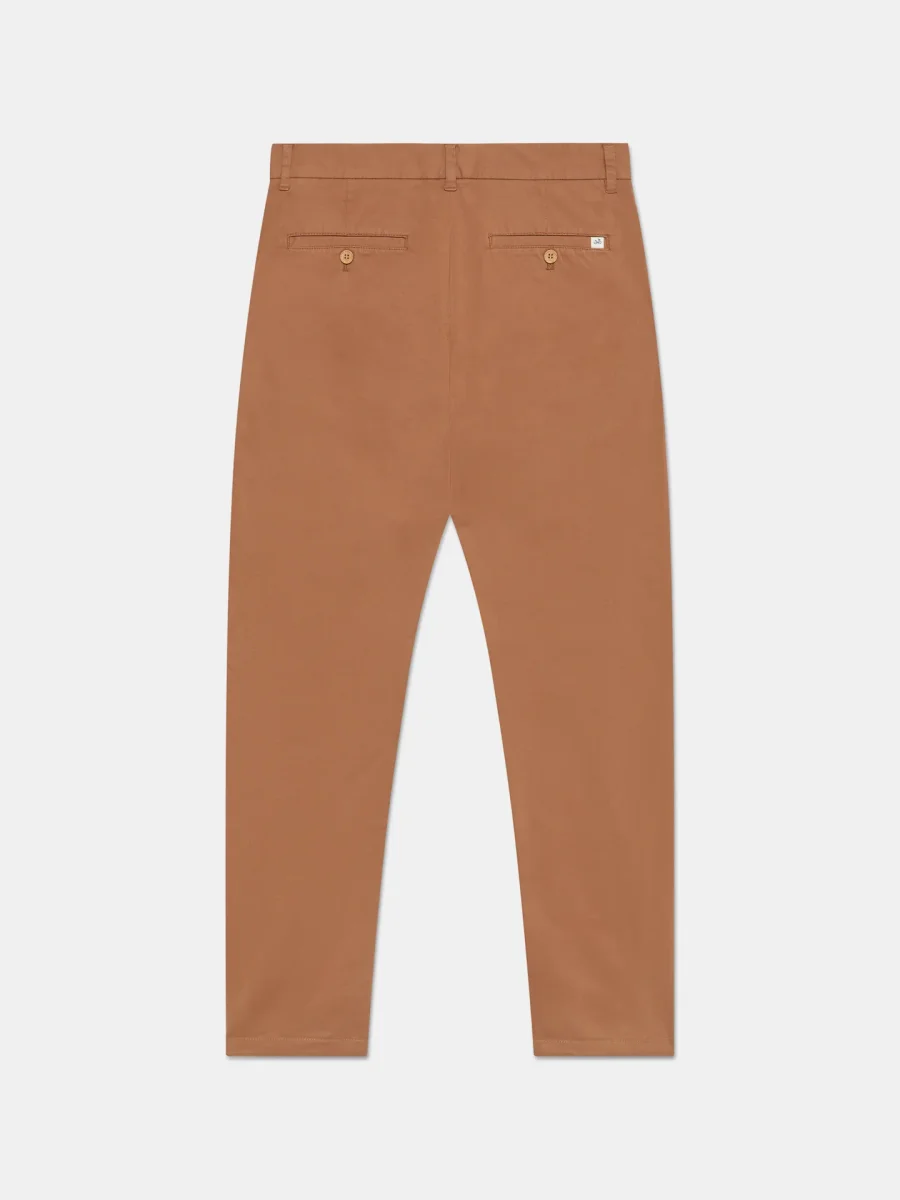 Calças Chino Slim Fit Com Bolso Smart Com Fecho Em Algodão-Elastano - Image 6