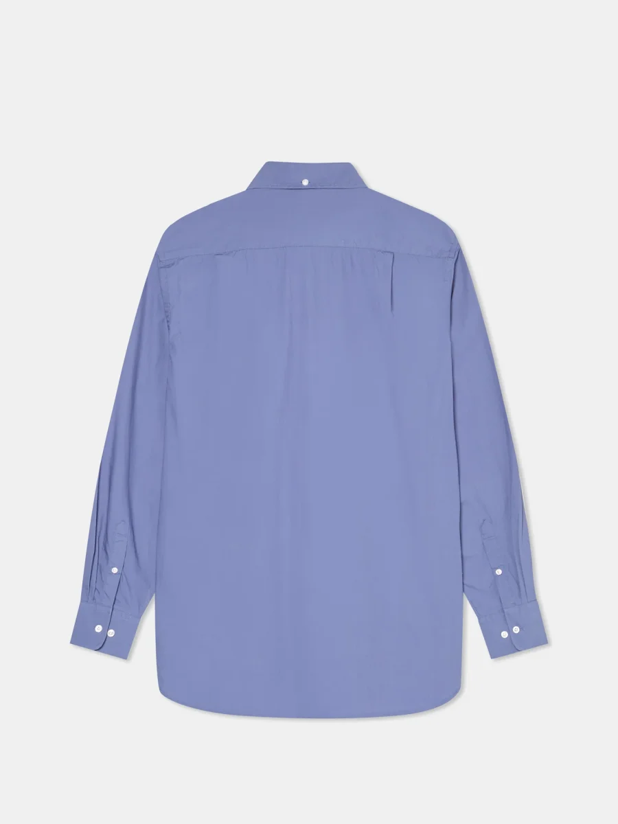 Camisa regular fit com colarinho com botão em tecido de algodão - Image 9