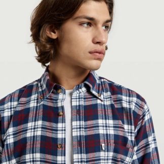 Camisa de homem de flanela regular fit
