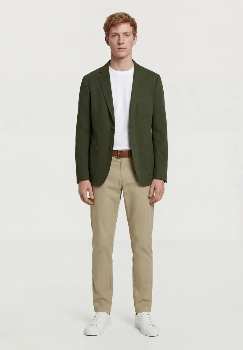 Blazer em Piquet com bolsos de chapa - Image 6