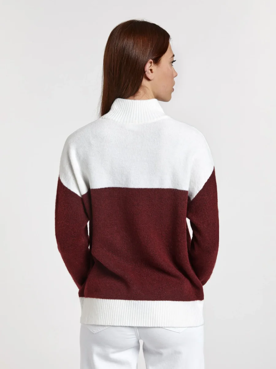 Camisola feminina grande de malha grossa - Image 8