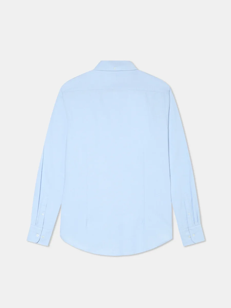 Camisa casual em oxford liso - Image 7