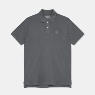 Polo masculino em piquet com estampado