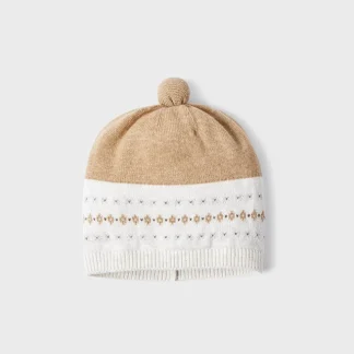 Gorro em tricot com algodão orgânico