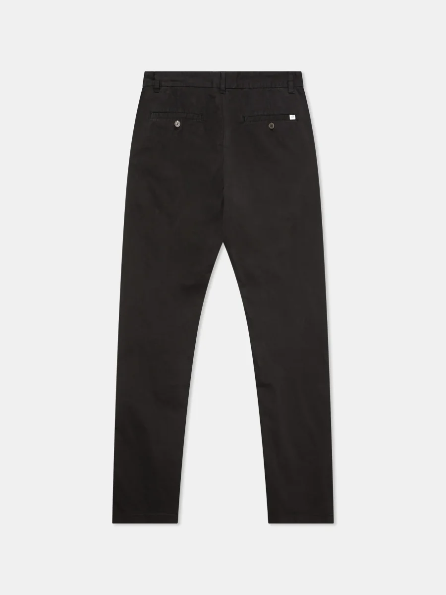Calças chino slim fit com bolso smart com fecho de correr em tecido de algodão-elastano - Image 6