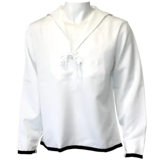 Blusa branca de Praça da Marinha Portuguesa