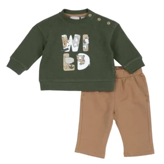 Conjunto Sweat/Calças em Algodão