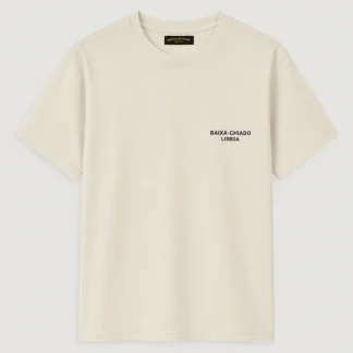 T-Shirt de Algodão Baixa-Chiado