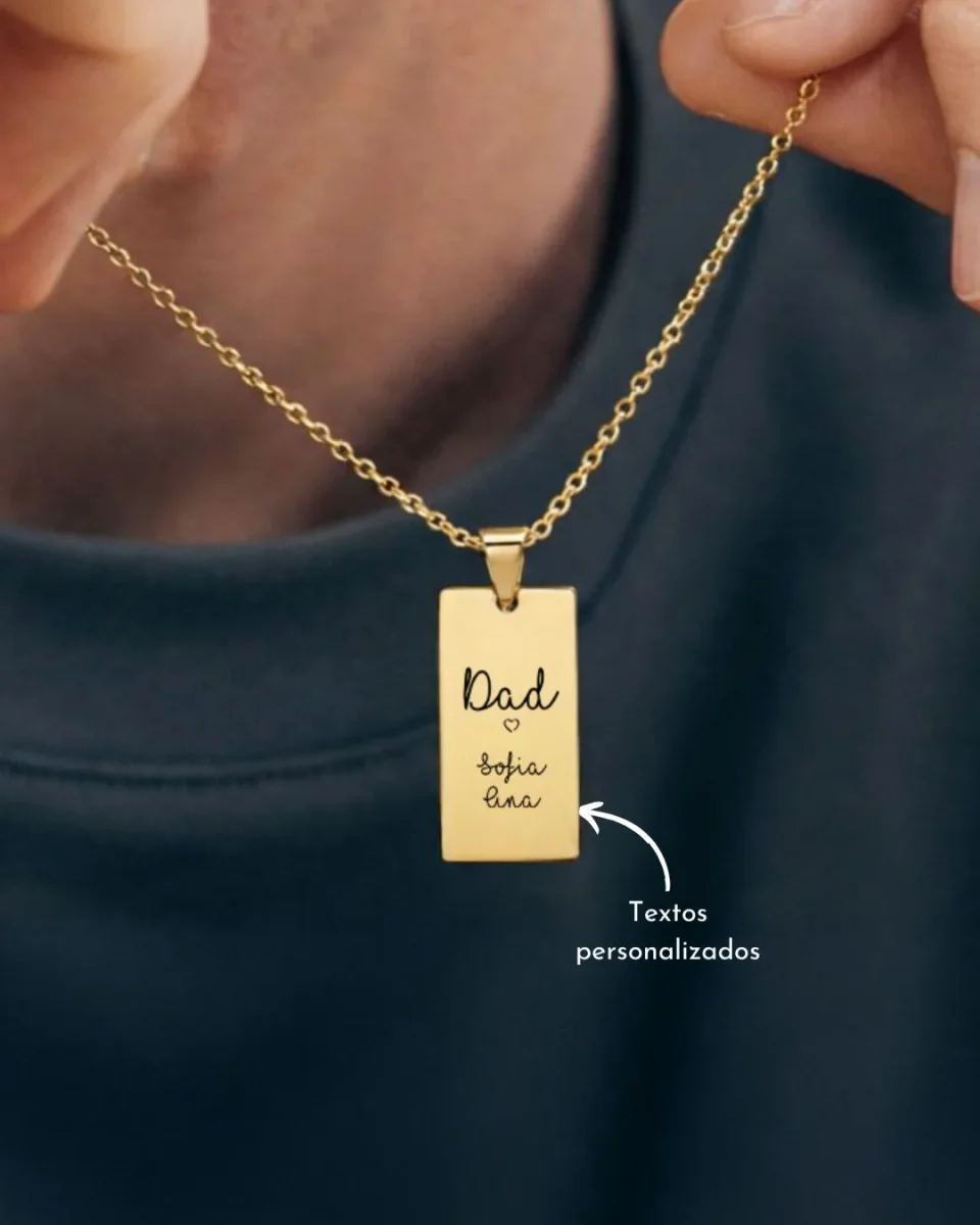Colar Pai/Mãe c/ Nomes dos Filhos Personalizado - Image 4