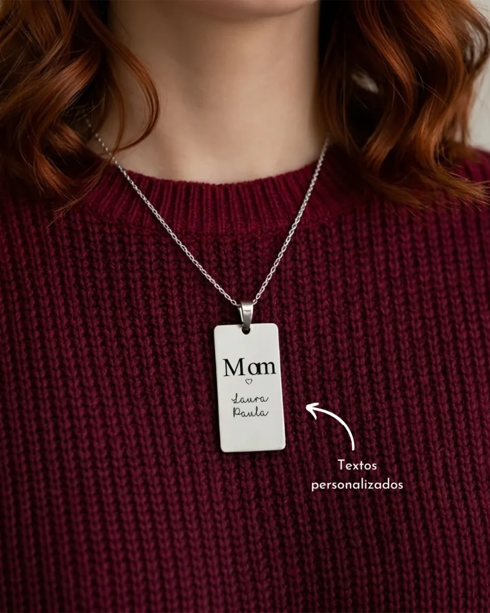 Colar Pai/Mãe c/ Nomes dos Filhos Personalizado - Image 3