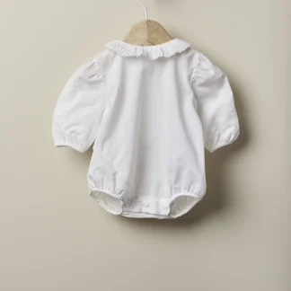Body blusa em tecido de algodão Wedoble