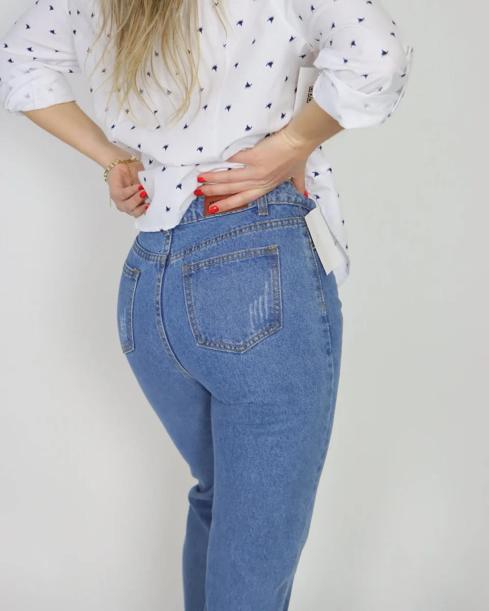 Calça de ganga Mom Fit - Image 5