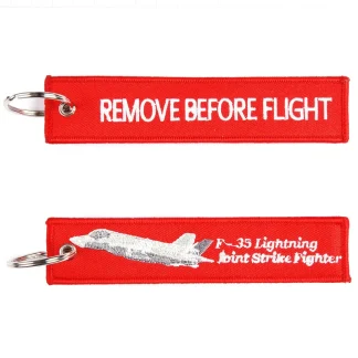 Porta chaves bordados " F-35 Fightning Joint Strike Fighter"