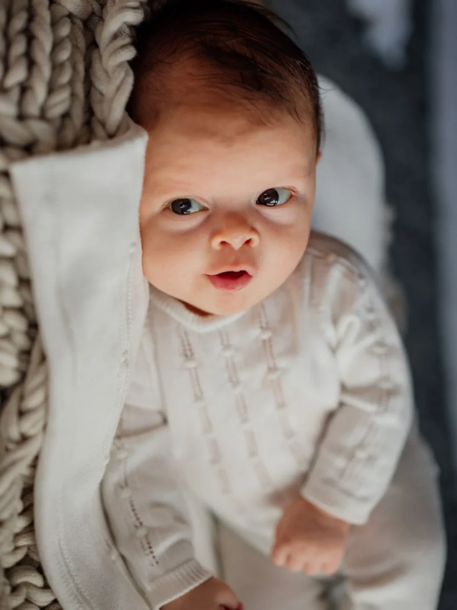 Babygrow tricotado em algodão orgânico - Image 3