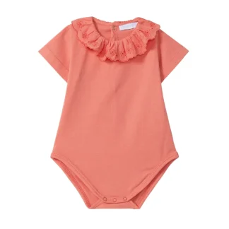 Body Gola Folho Bordado Inglês