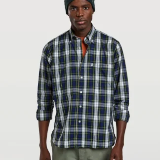 Camisa de homem regular fit com bolso
