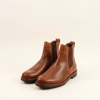 Botas Chelsea em Pele