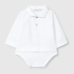 Body Camisa Gola Bico