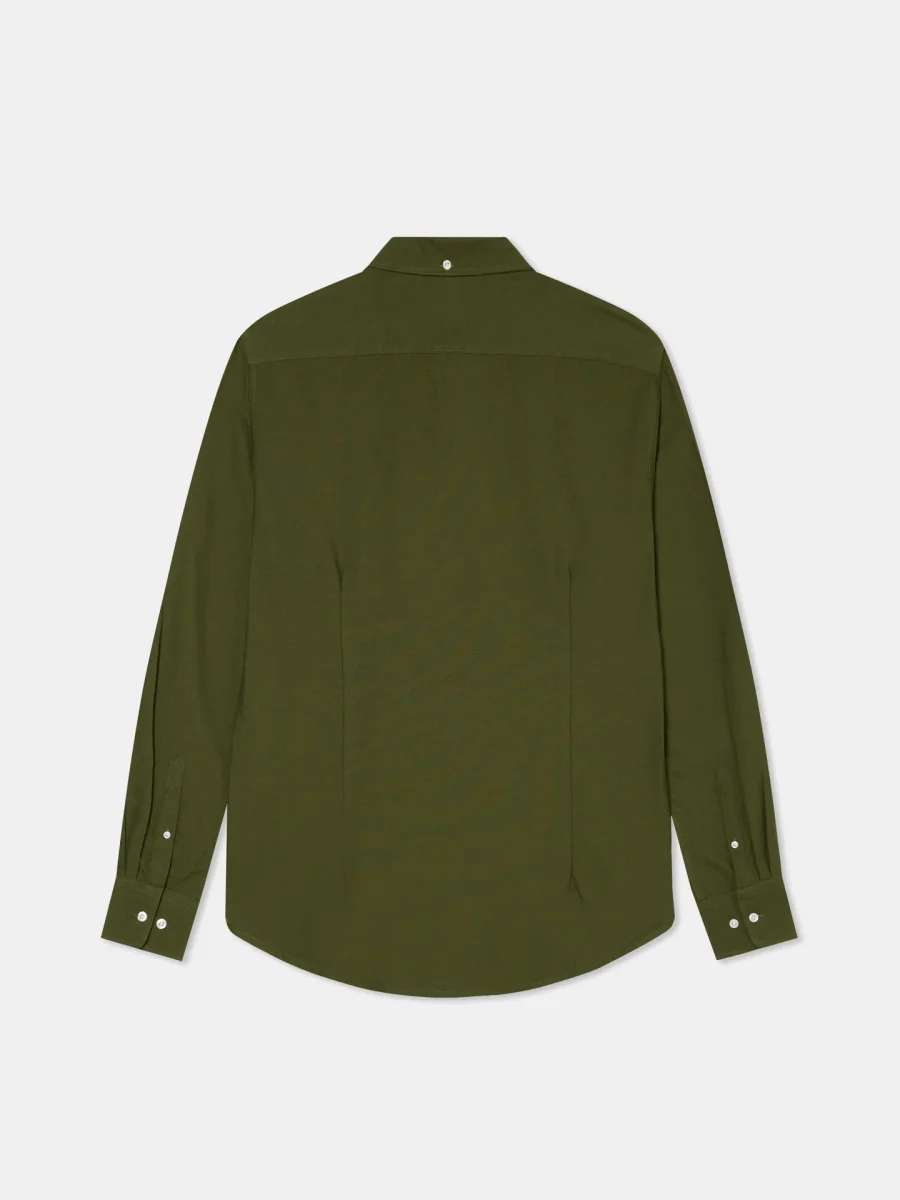 Camisa casual em oxford liso - Image 5