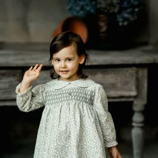Vestido com favos de mel Wedoble