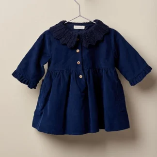 Vestido em tecido de algodão