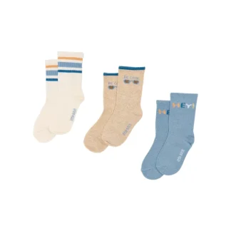 Pack de 3 Meias - Azul