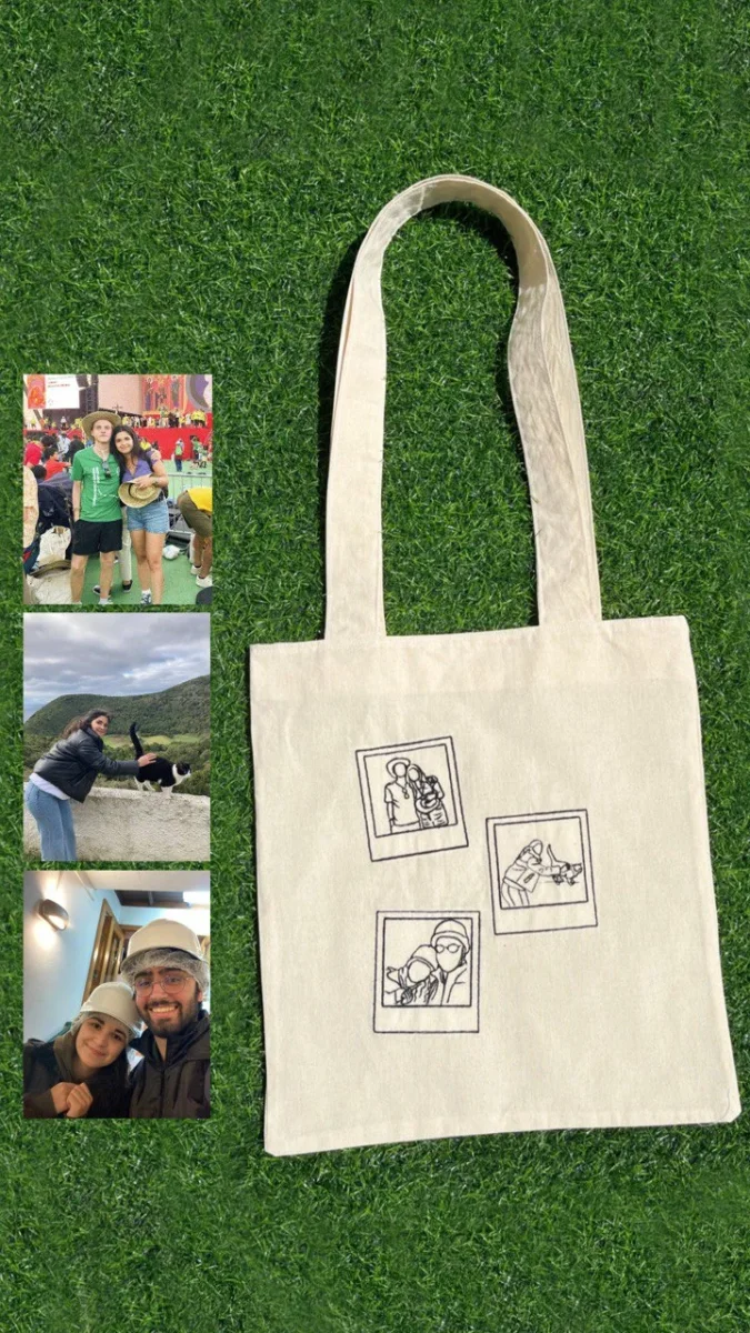 TOTE BAG EM PRETO COM FOTOGRAFIAS POLAROID - Image 5