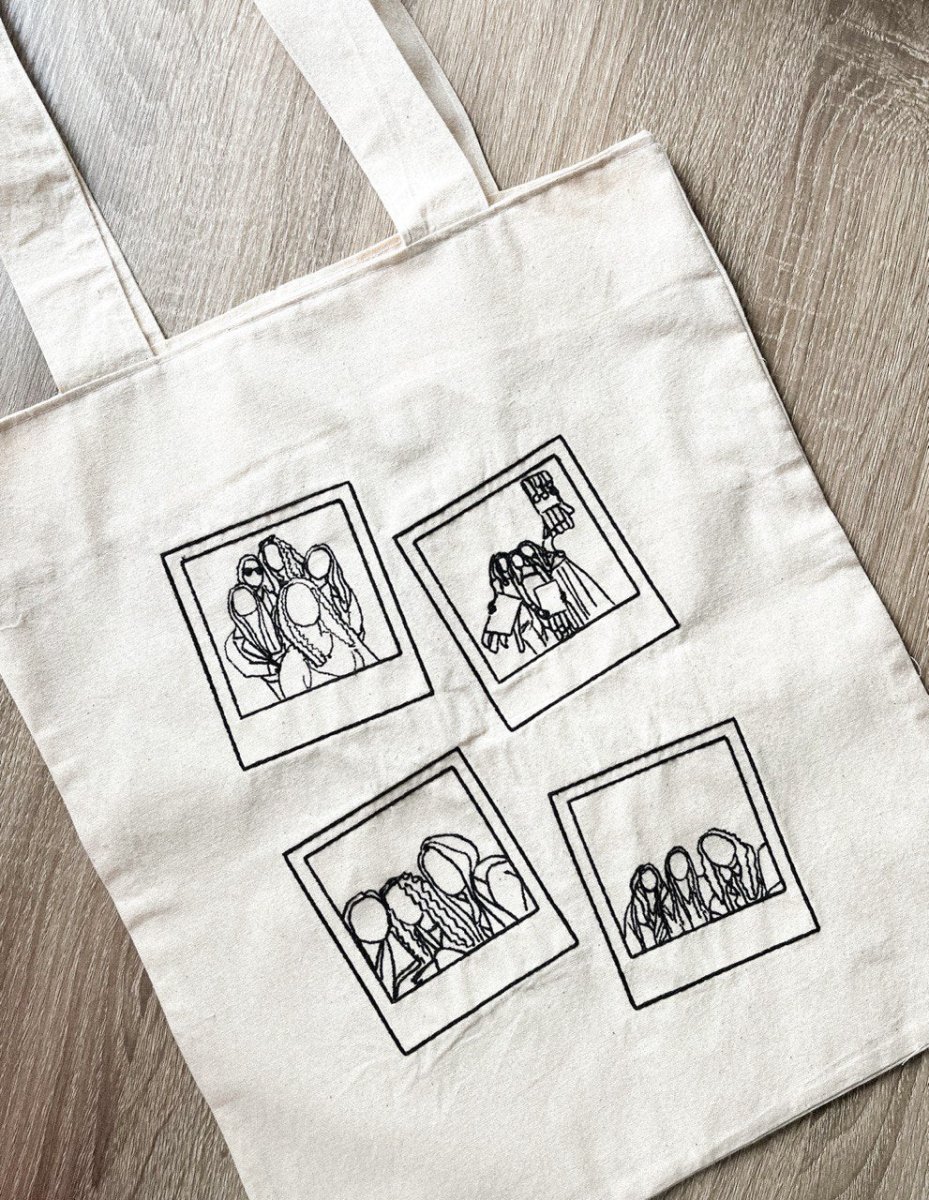 TOTE BAG EM PRETO COM FOTOGRAFIAS POLAROID - Image 6